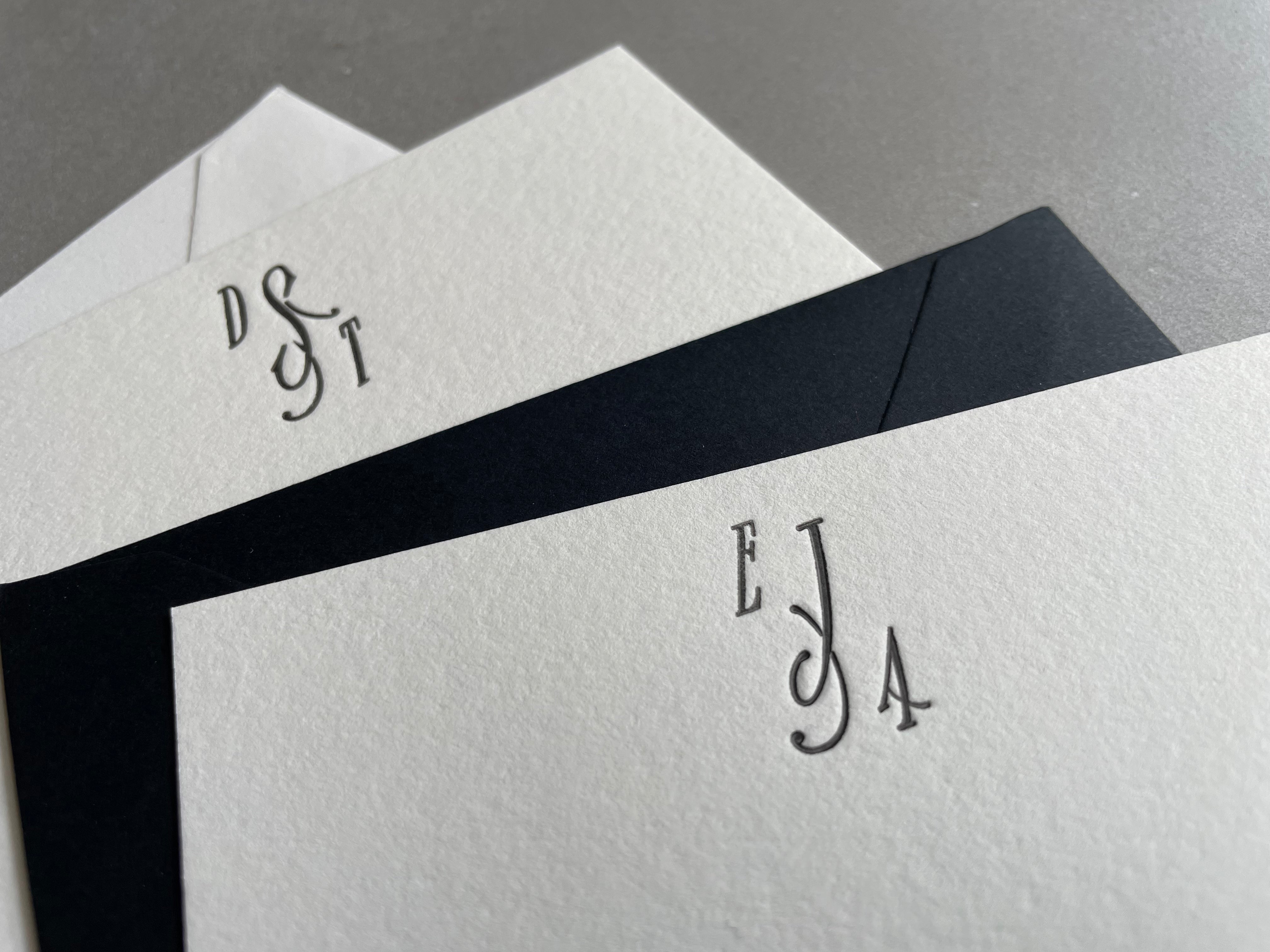 Custom Initial Letterpress