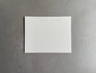 Blind Embossed: Custom Name Letterpress Stationery. Personalized Notecards with Envelopes. - Hearty Greetings