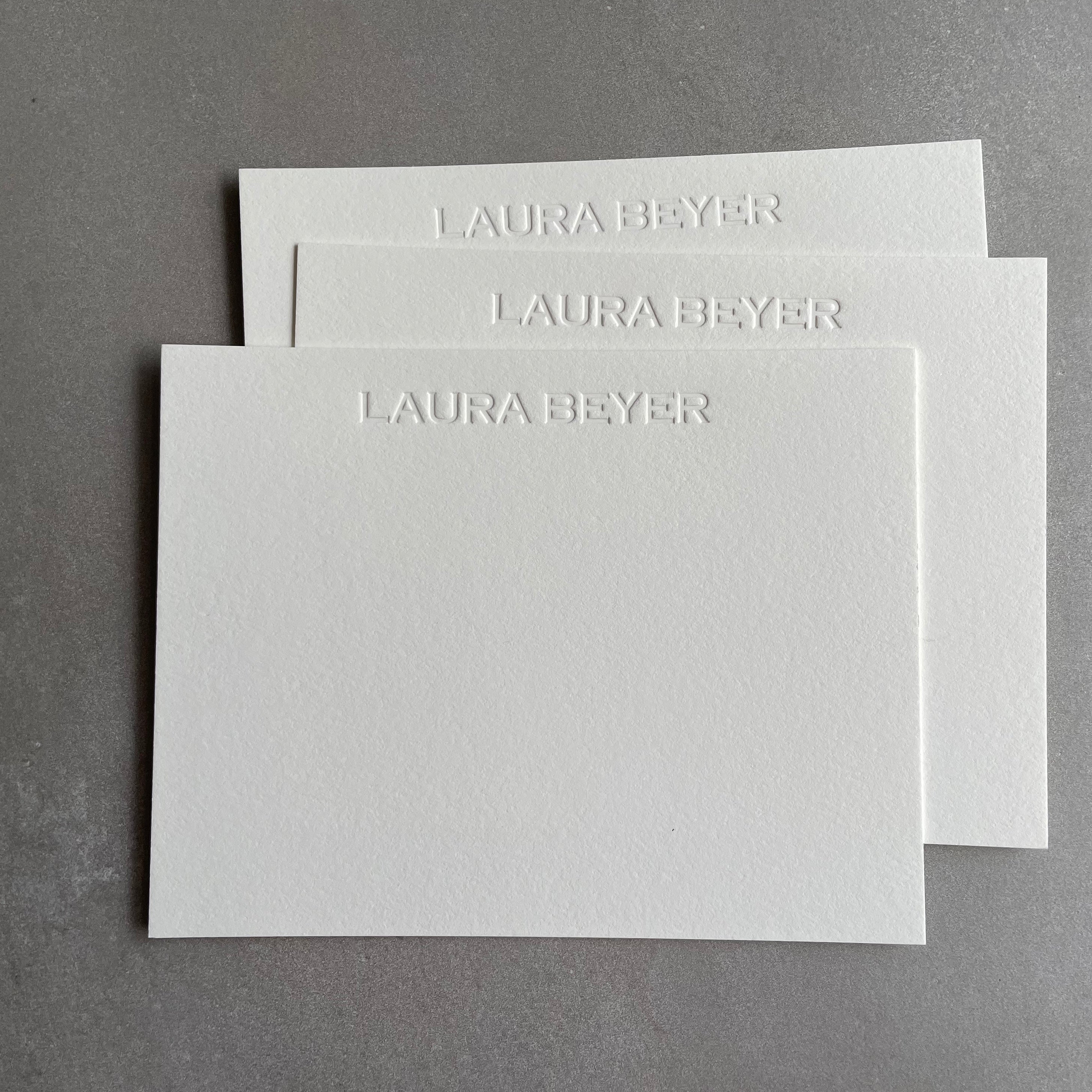 Personalized Blind Embossing