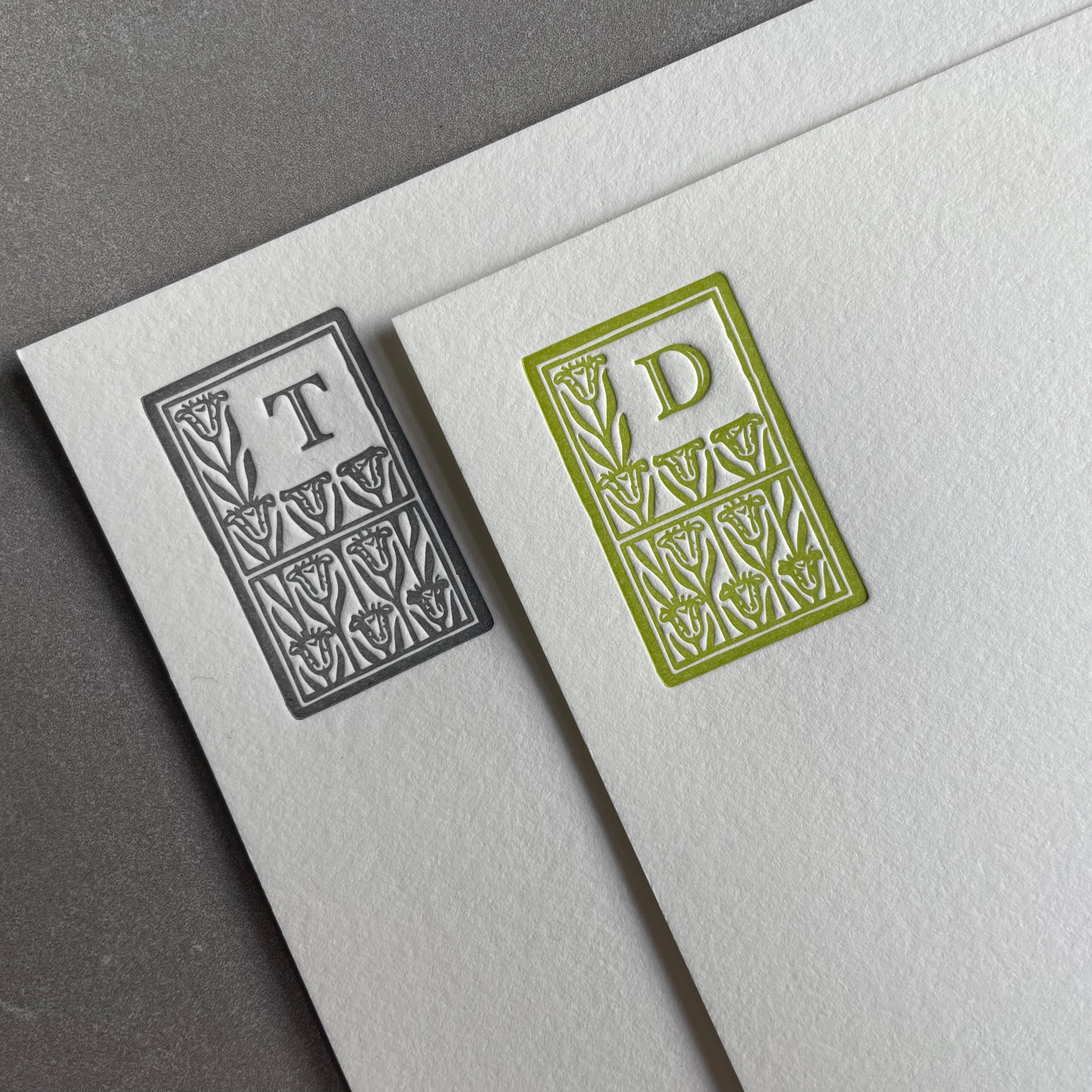 Art Deco Personalized Cards