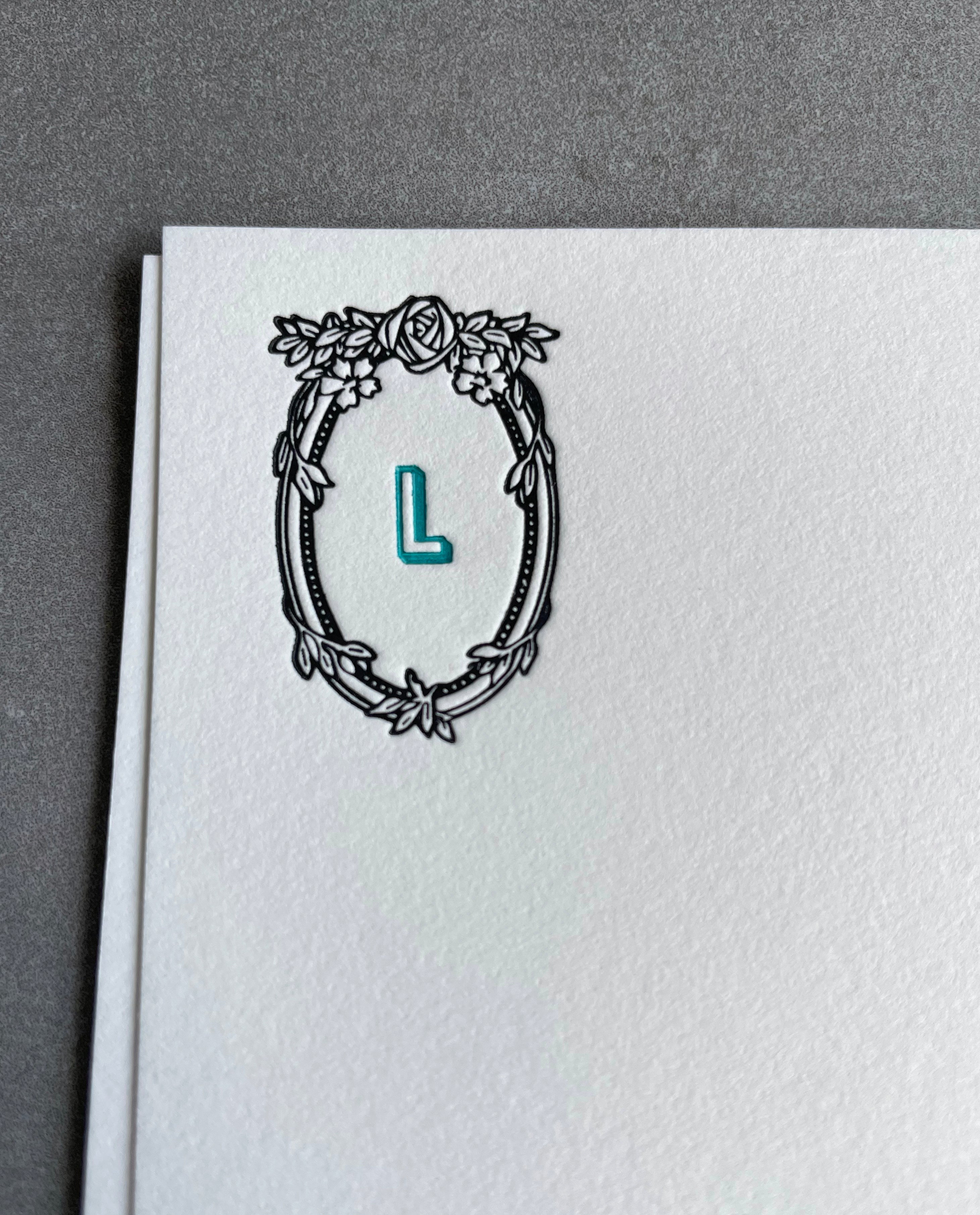 Leaf Design Notecards
