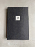 Custom Notebook, Hand bound Journal with Custom Initial. Black Hardcover, unique handmade book. - Hearty Greetings