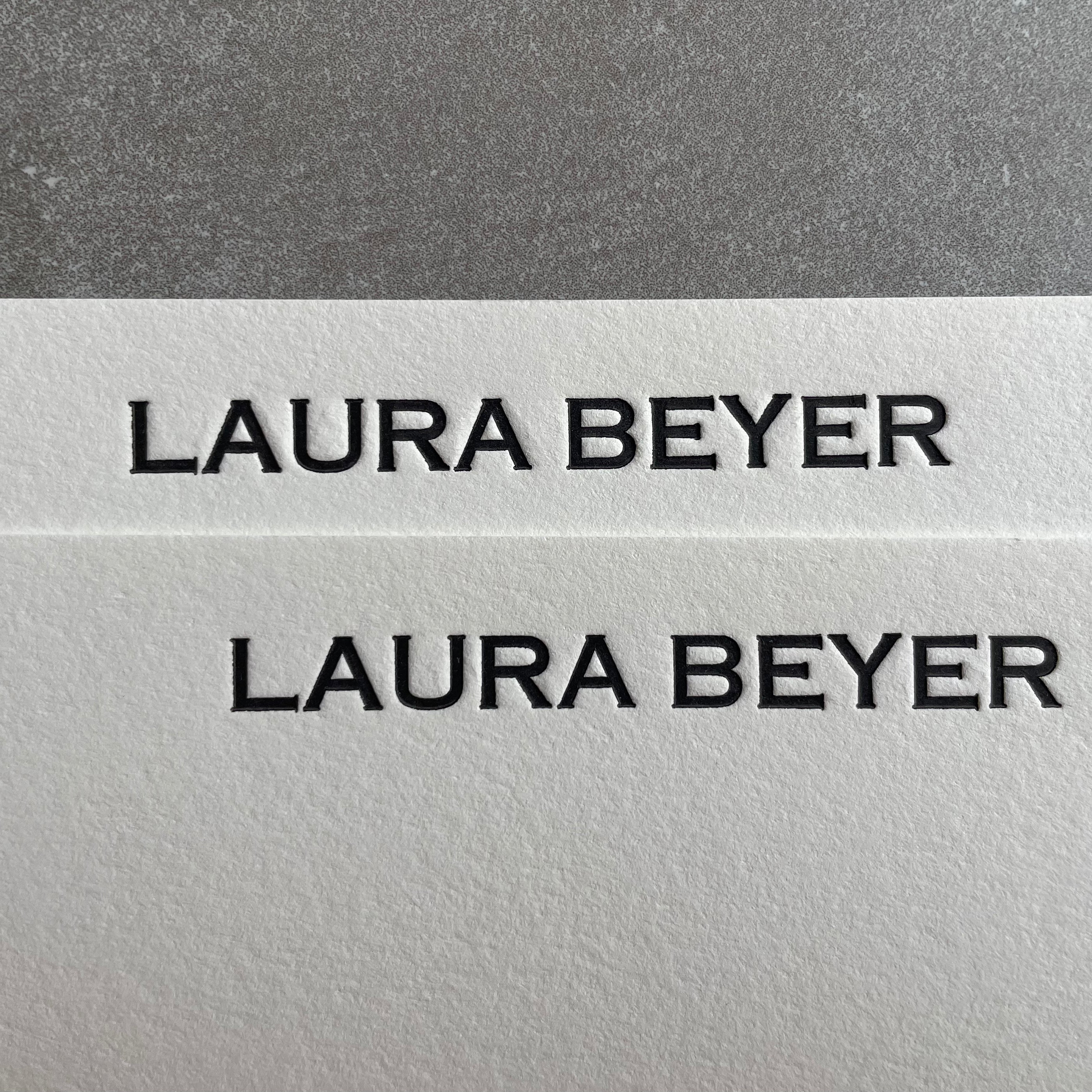Blind Embossed Cards