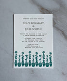 Floral Wedding Card