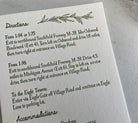 Personalized Event Stationery