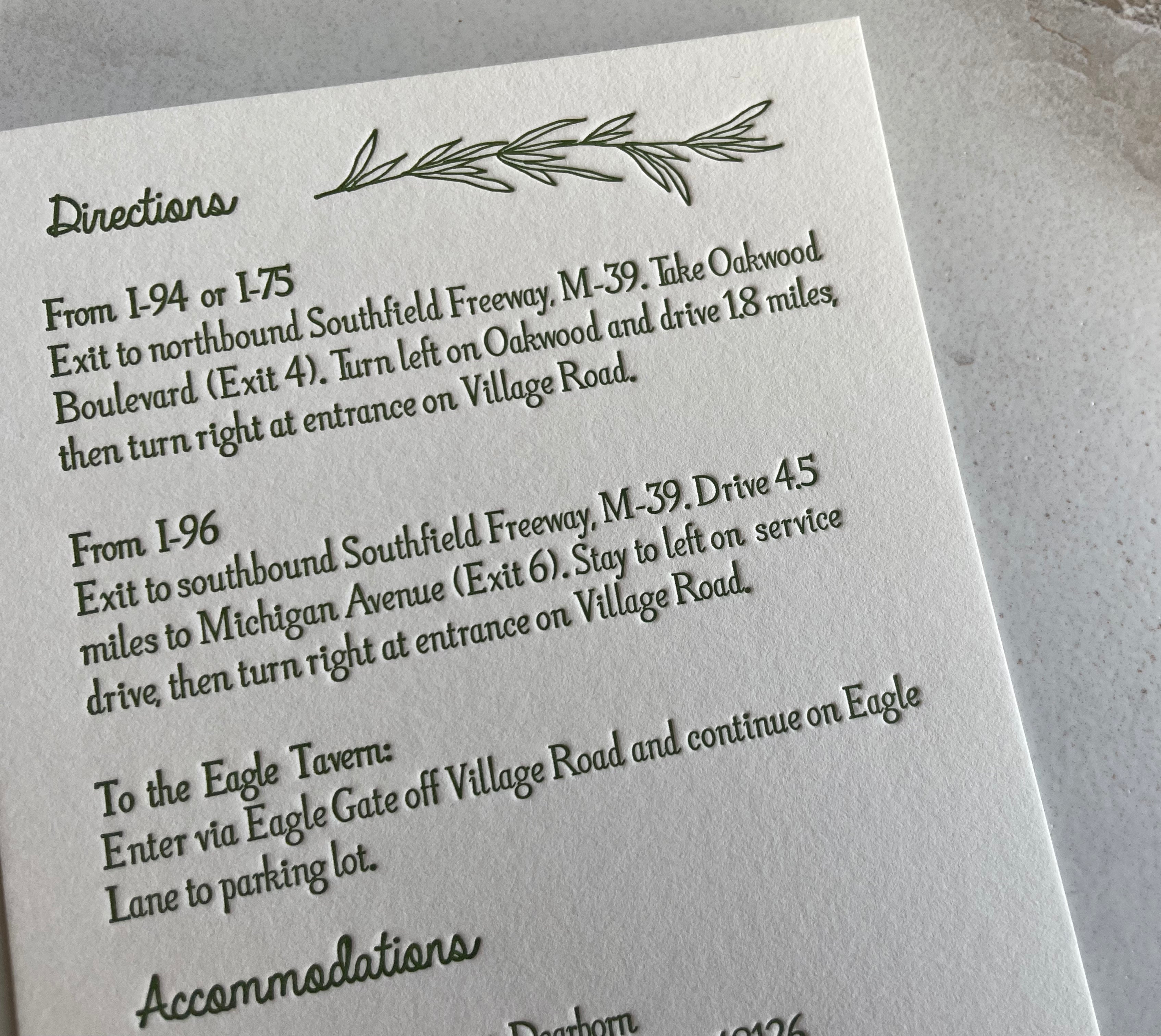 Personalized Event Stationery