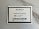 Elegant Wedding Reply Insert