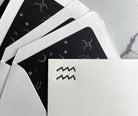 Aquarius Flat Notecards