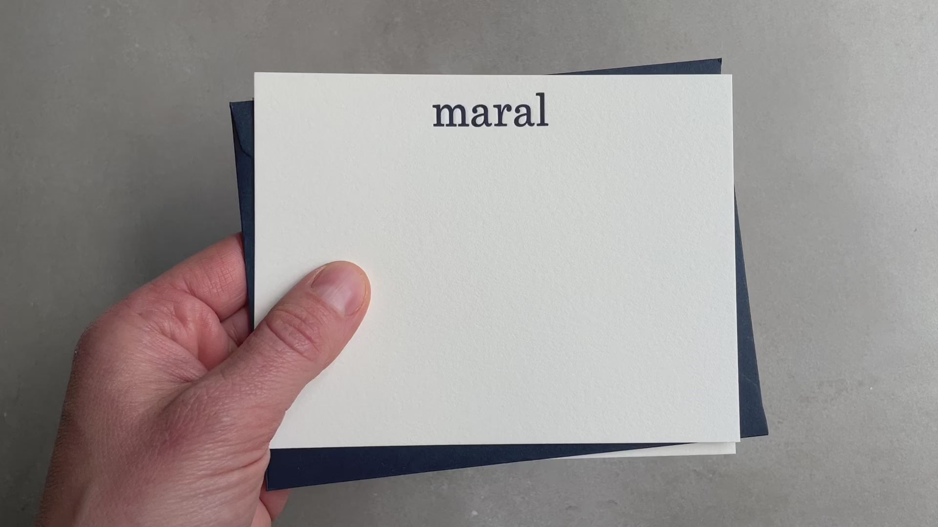 Couples Letterpress Stationery