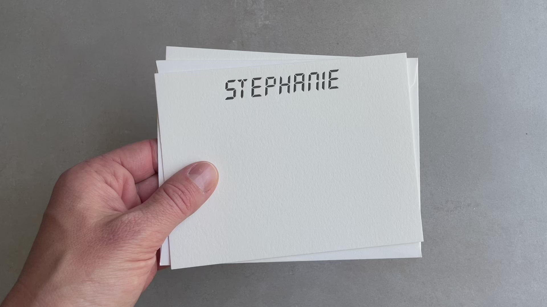 Bold Personalized Stationery