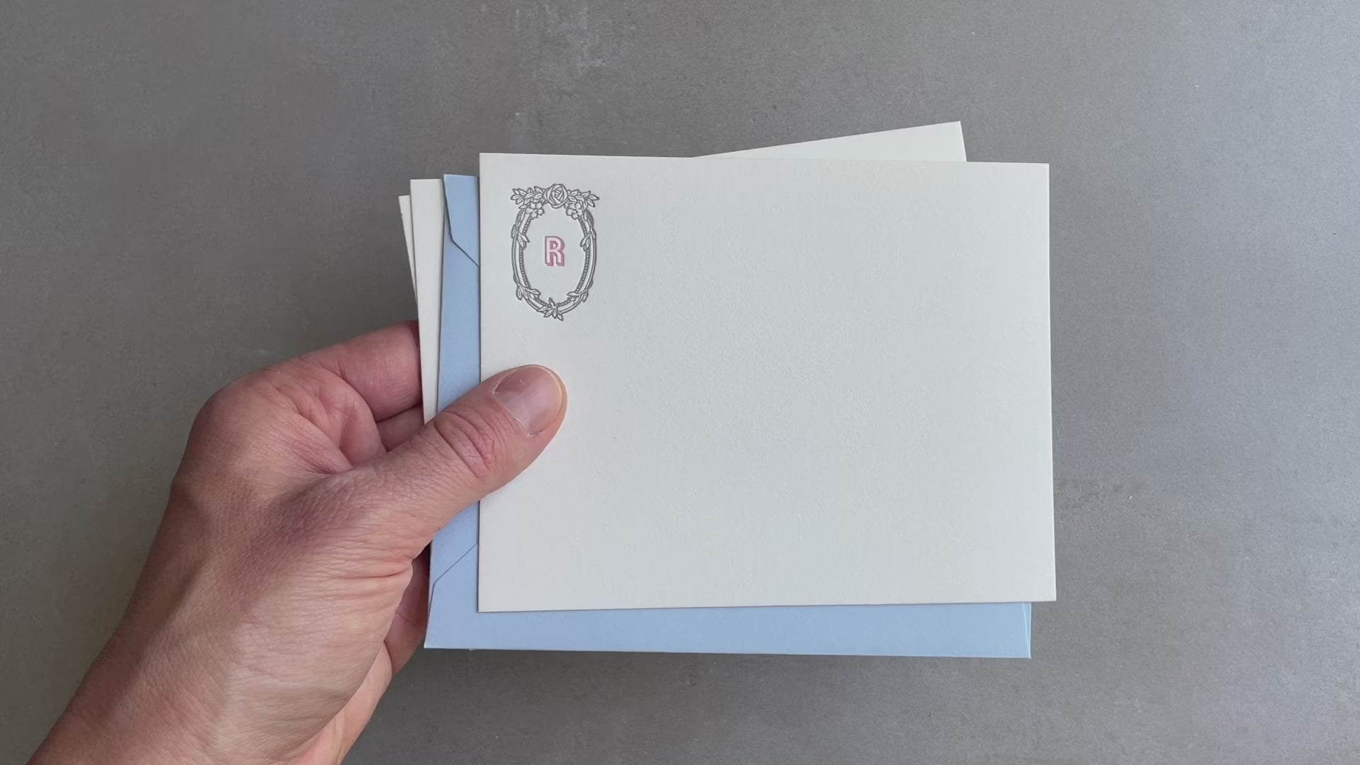 Personalized Letterpress Stationery