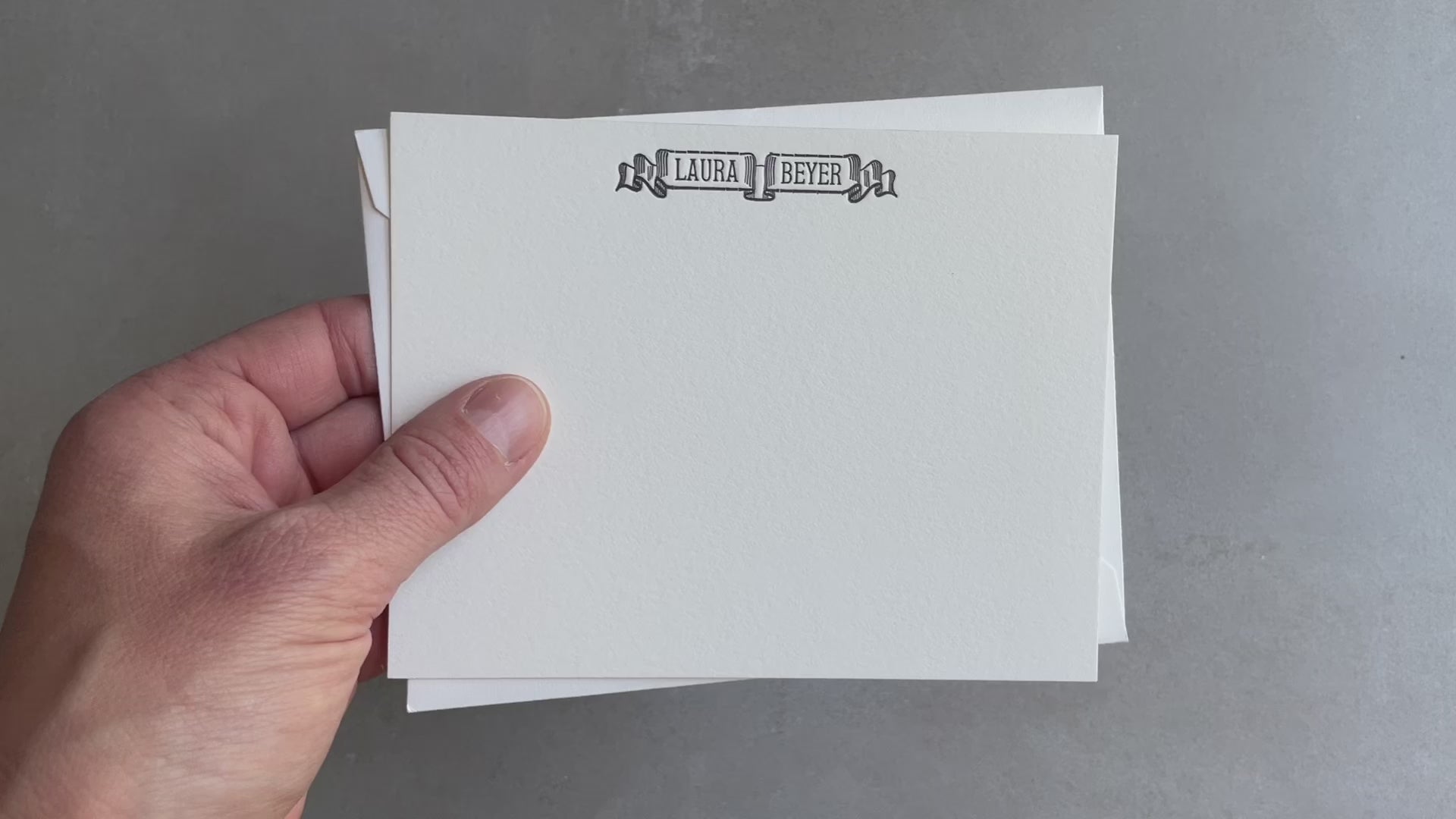 Digital Letterpress Stationery