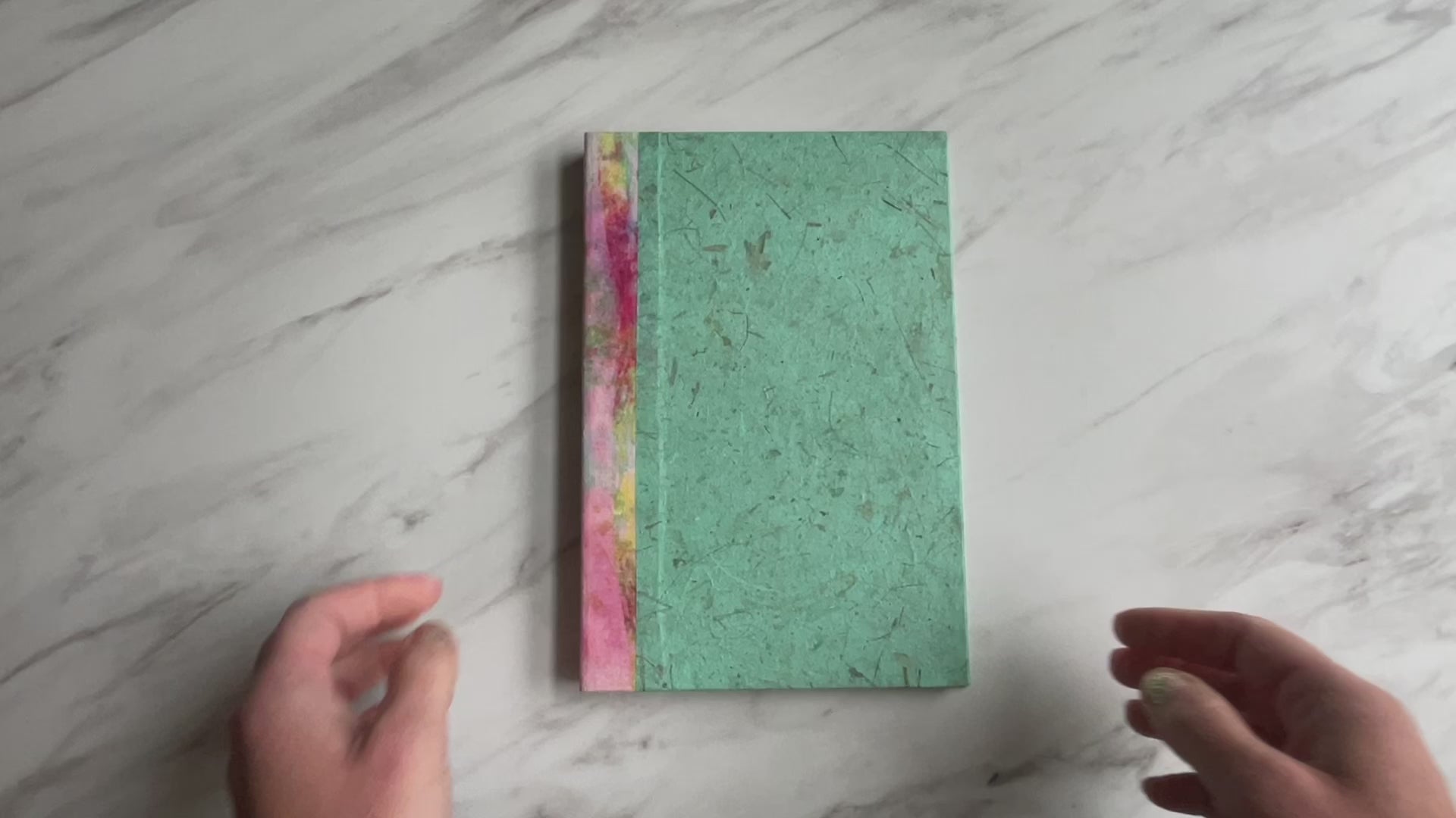 Blue Cover Handmade Journal