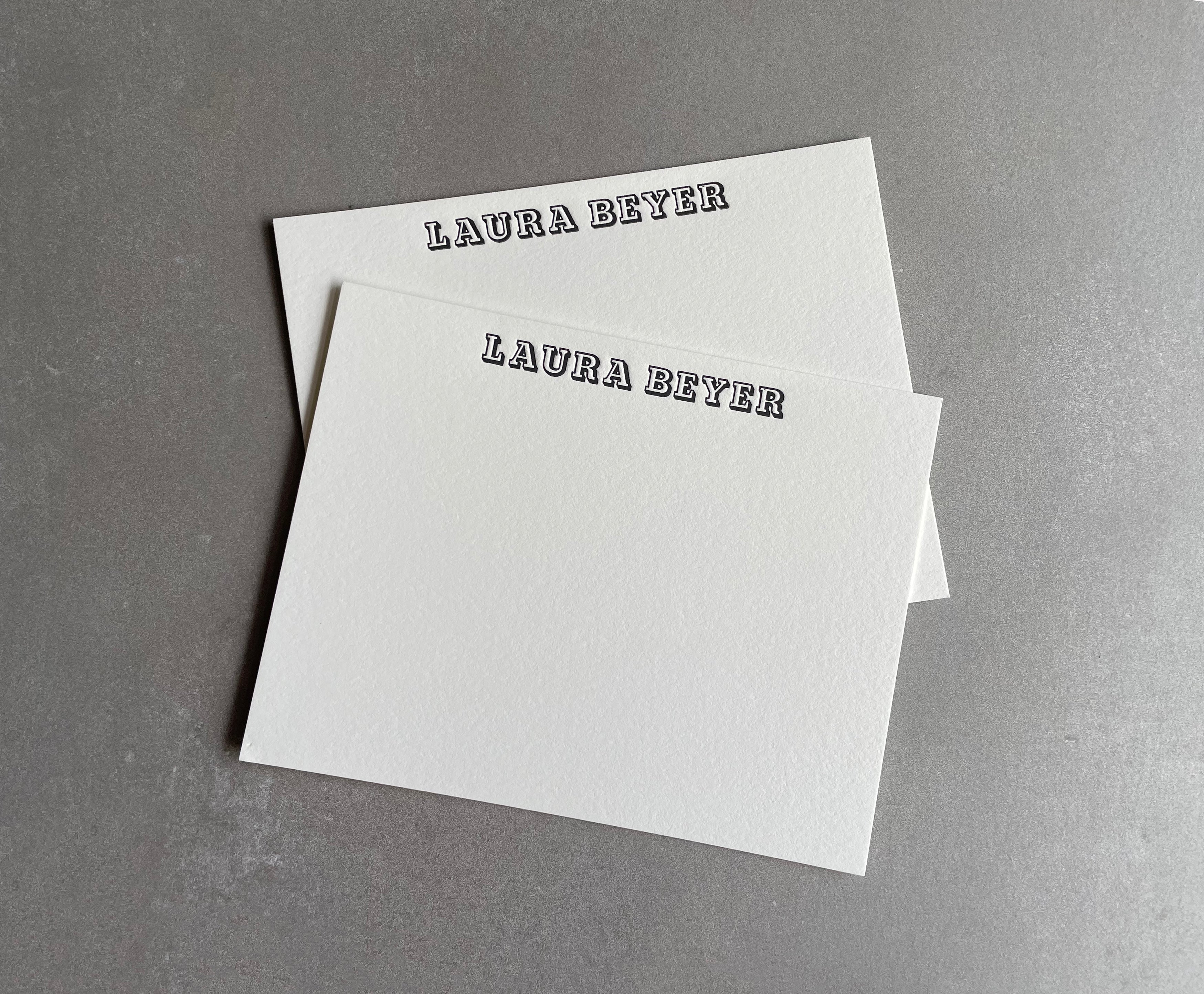 Luxury Letterpress Cards