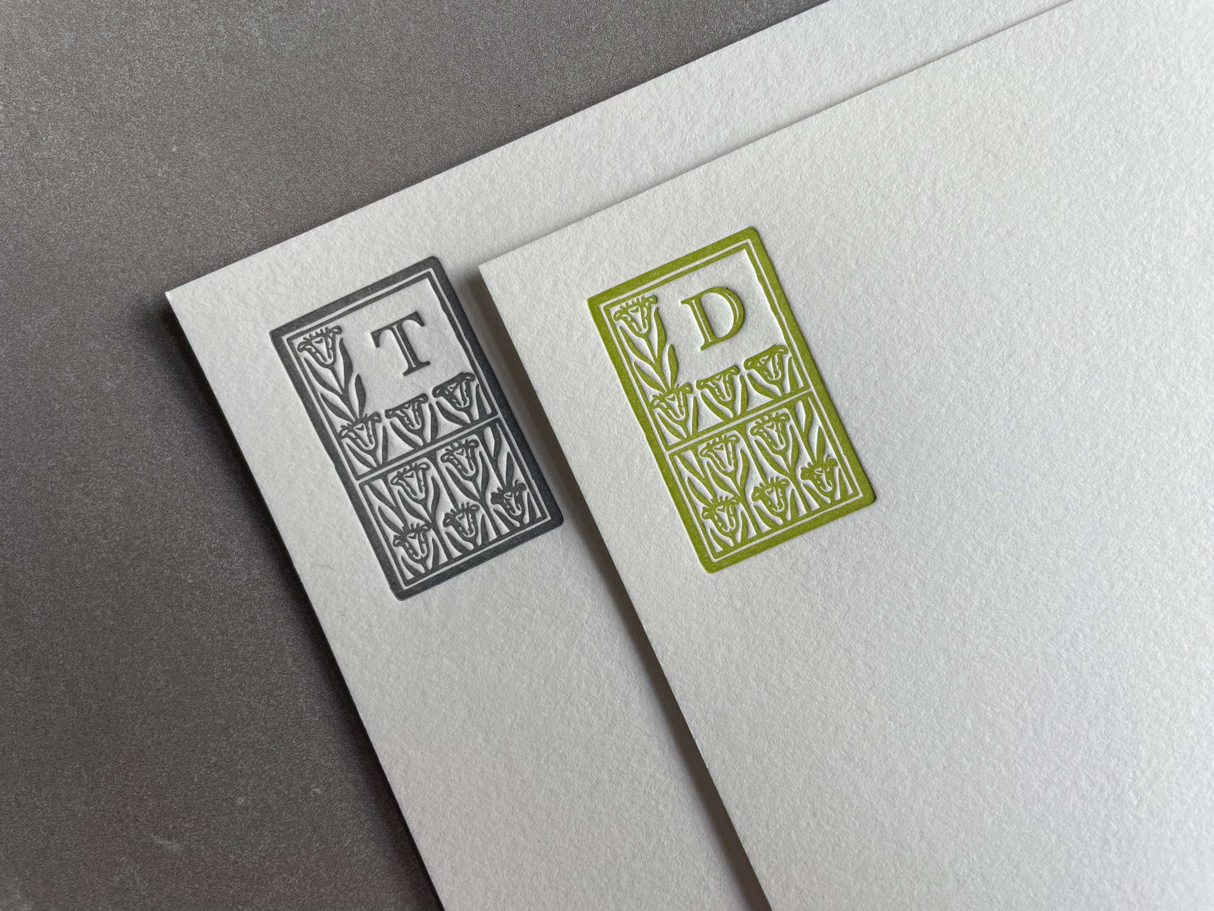 Art Deco Personalized Cards