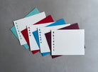 Tightrope: Custom Name Letterpress Stationery. Personalized Notecards with Envelopes. - Hearty Greetings