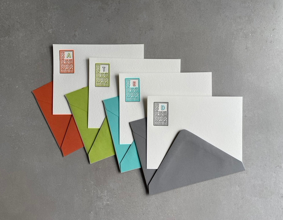 Flat Personalized Stationery