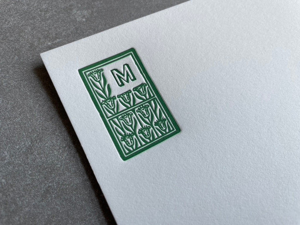 Personalized Letterpress Cards