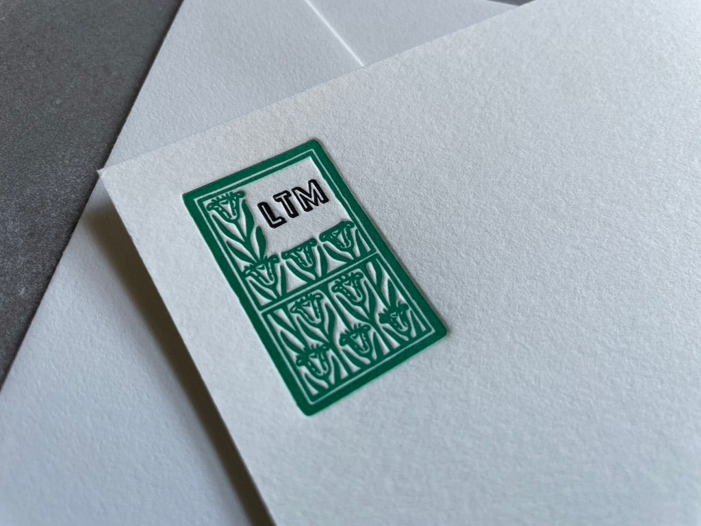 Handmade Letterpress Notecards