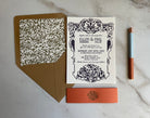 BOHO Wedding Invitation - Hearty Greetings