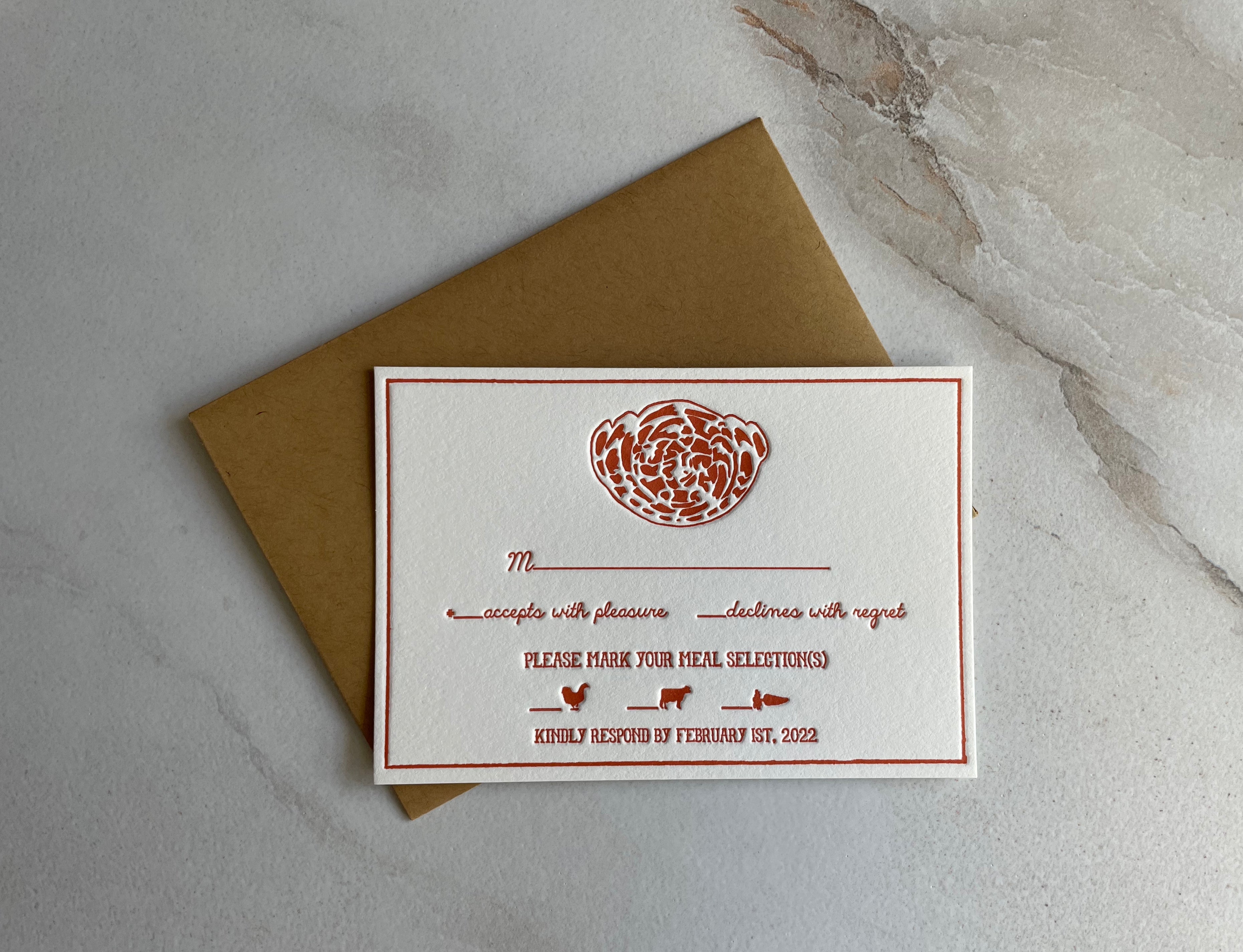 Wedding Response Card