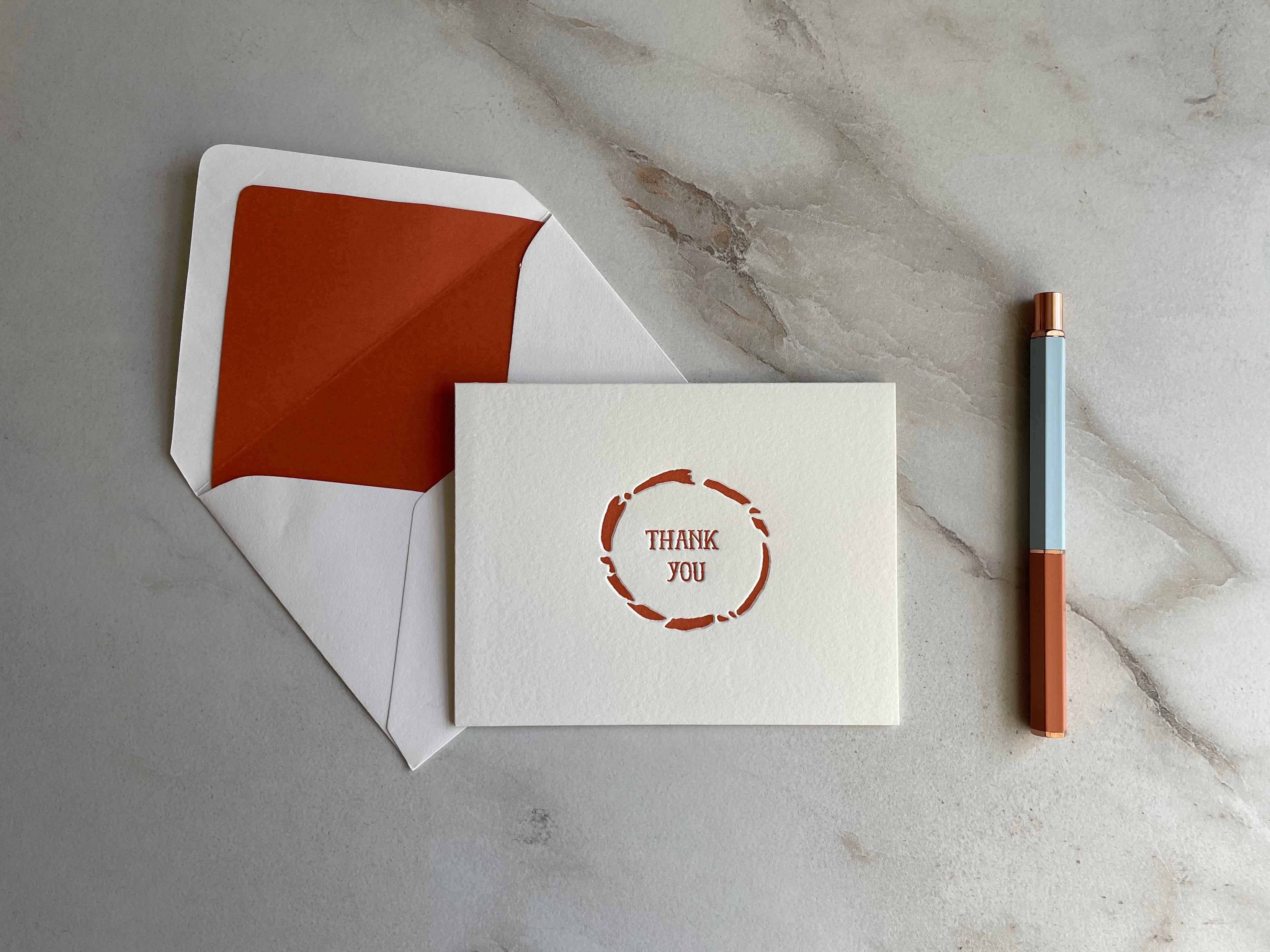 Boho Thank You Card - Elegant Thank You Card