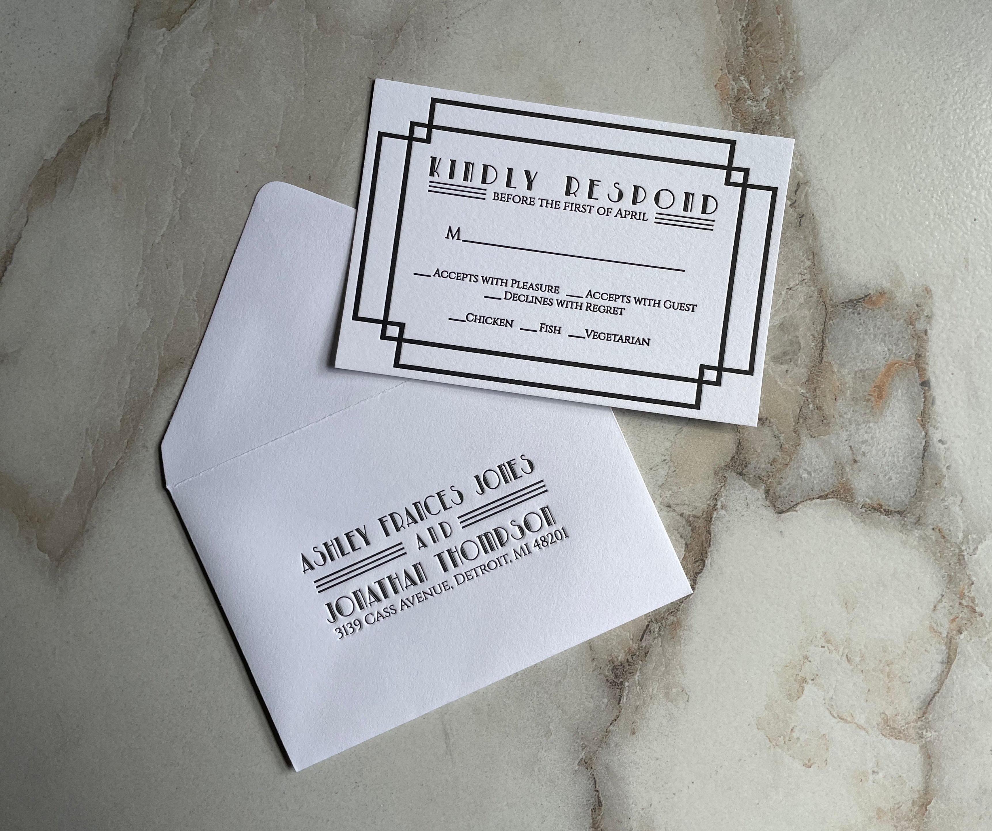 Elegant Wedding RSVP