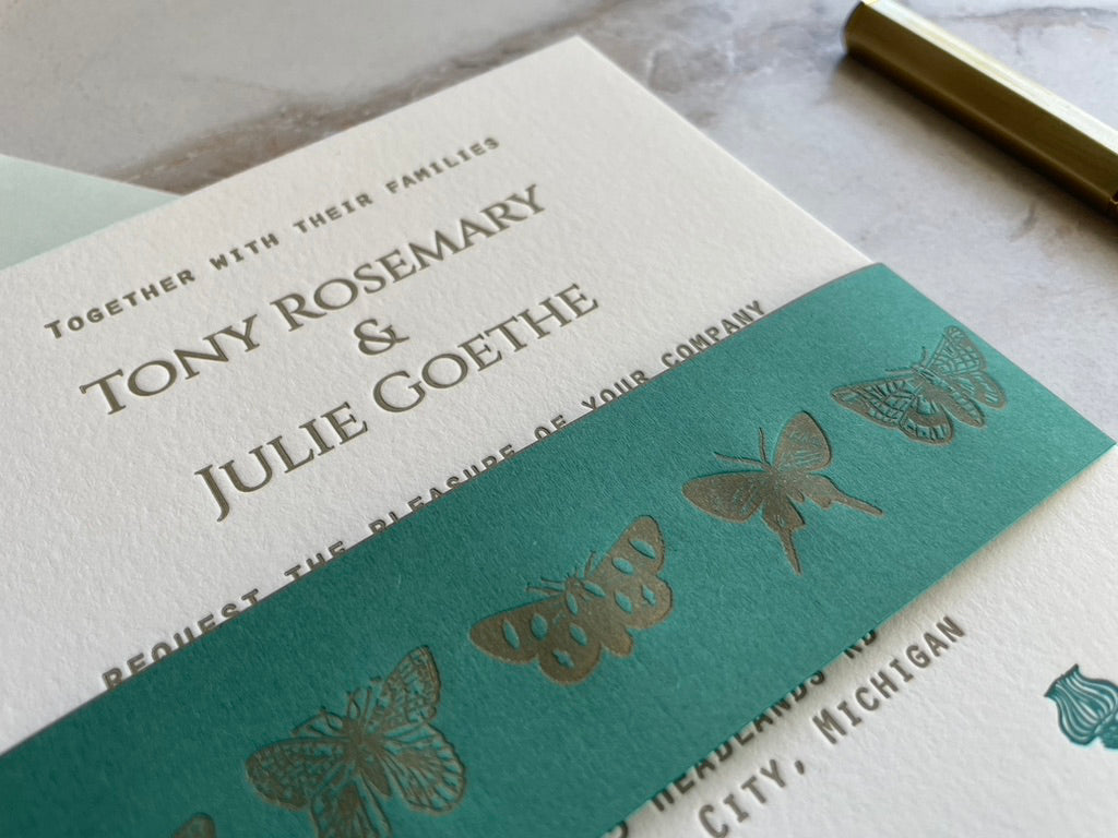 Garden Wedding Invitation - Hearty Greetings