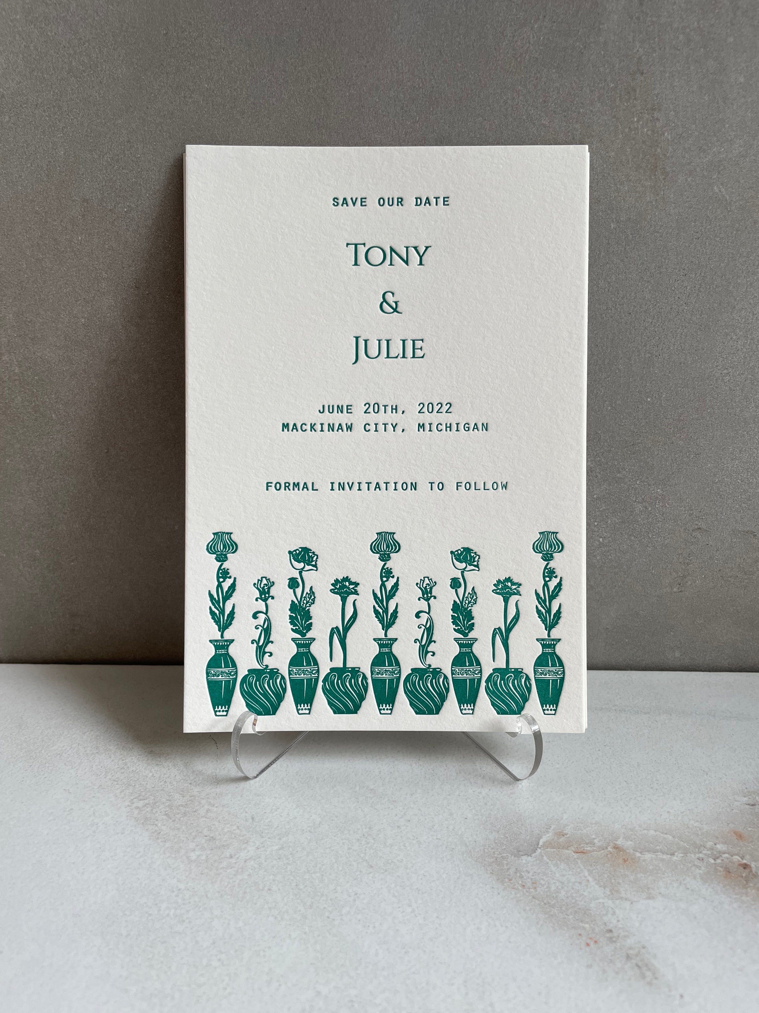 Custom Printed Save The Date