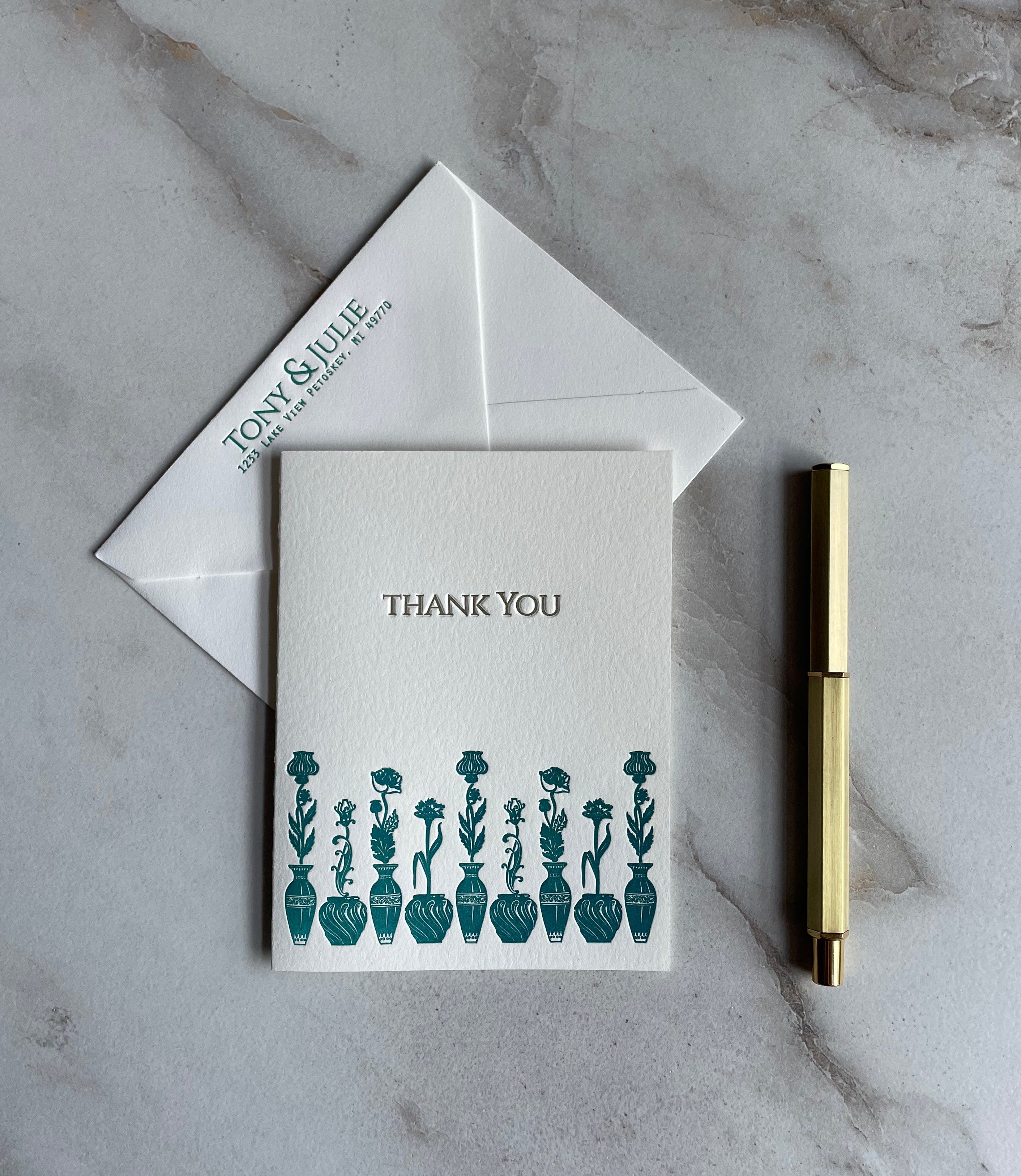 Nature-Inspired Thank You Cards