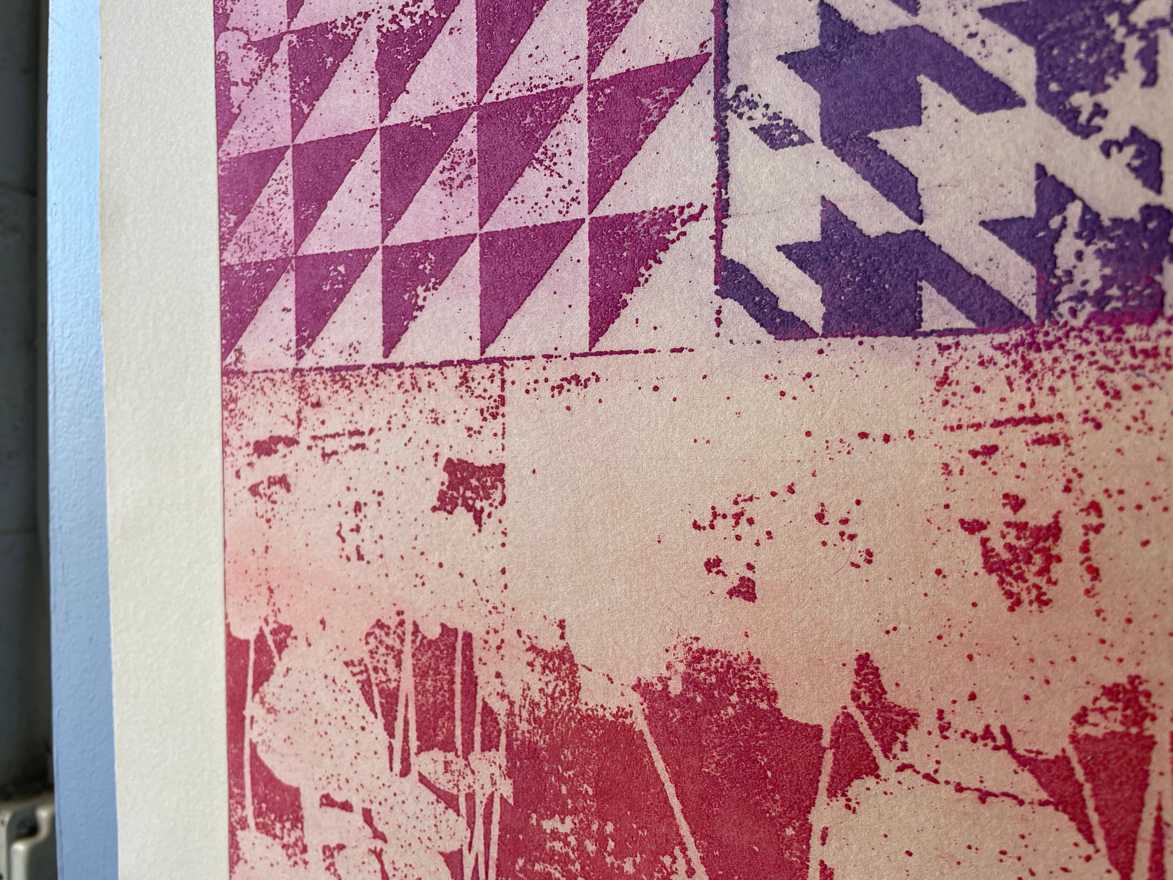 Blue Orange Wall Art