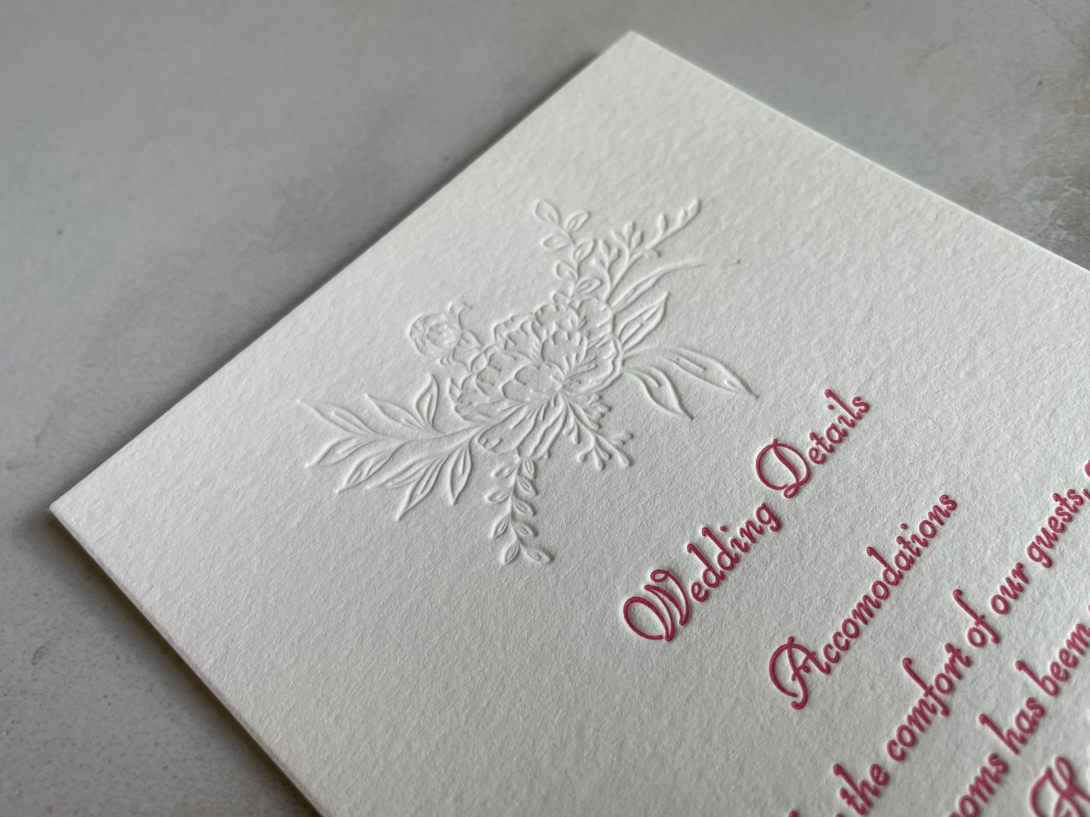 Elegant Botanical Wedding Card