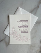 Peony Wedding Invitation - Hearty Greetings