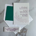 Peony Wedding Invitation - Hearty Greetings