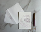 Peony Wedding Invitation - Hearty Greetings