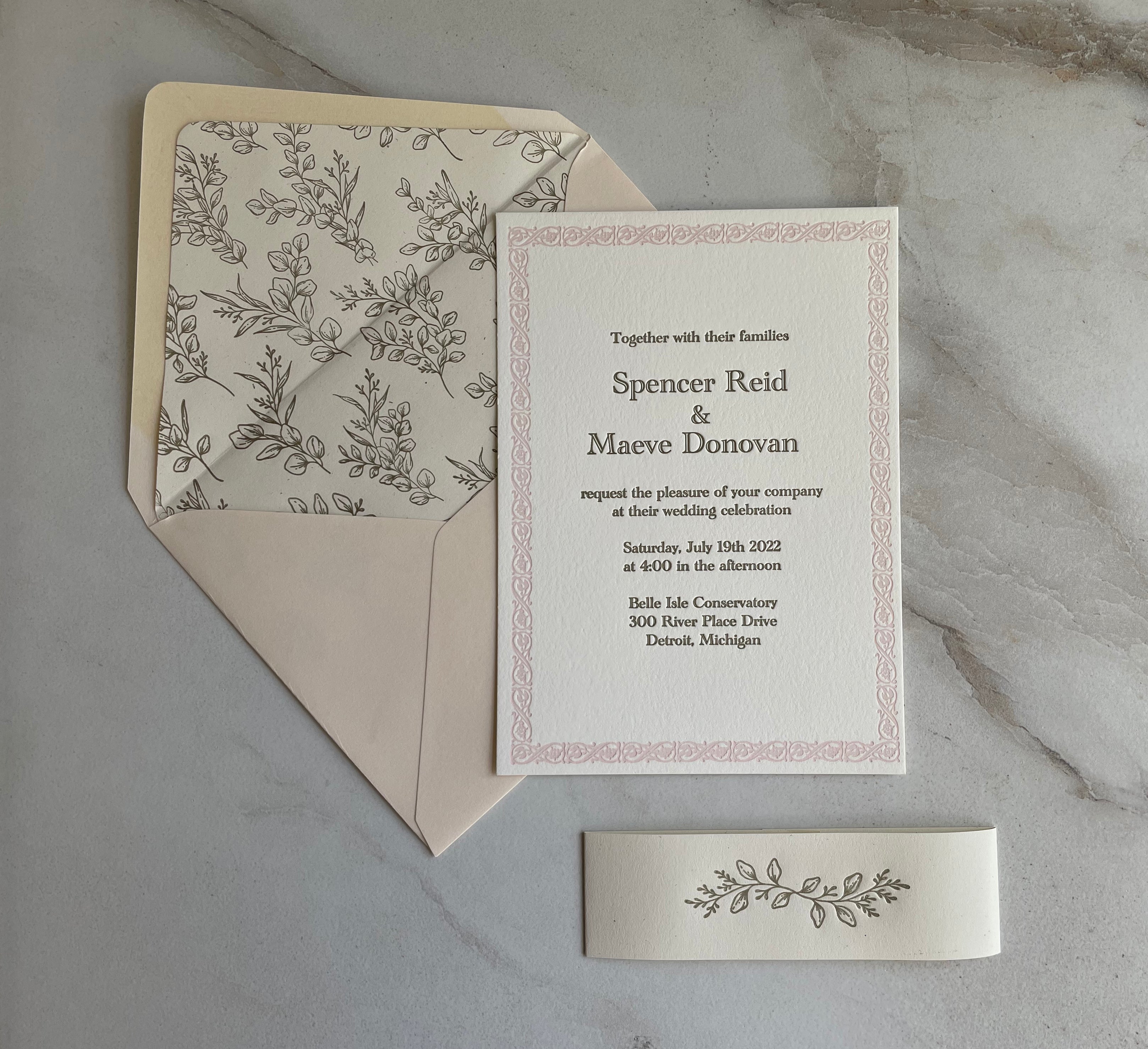 Romantic Wedding Invitations