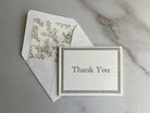 Romantic Thank You Card - Hearty Greetings