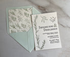 Rosemary Wedding Invitation - Hearty Greetings