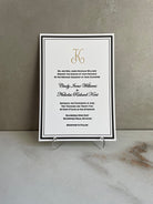 Timeless Wedding Invitation - Hearty Greetings