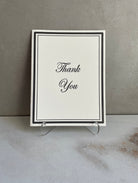 Timeless Thank You Card - Hearty Greetings