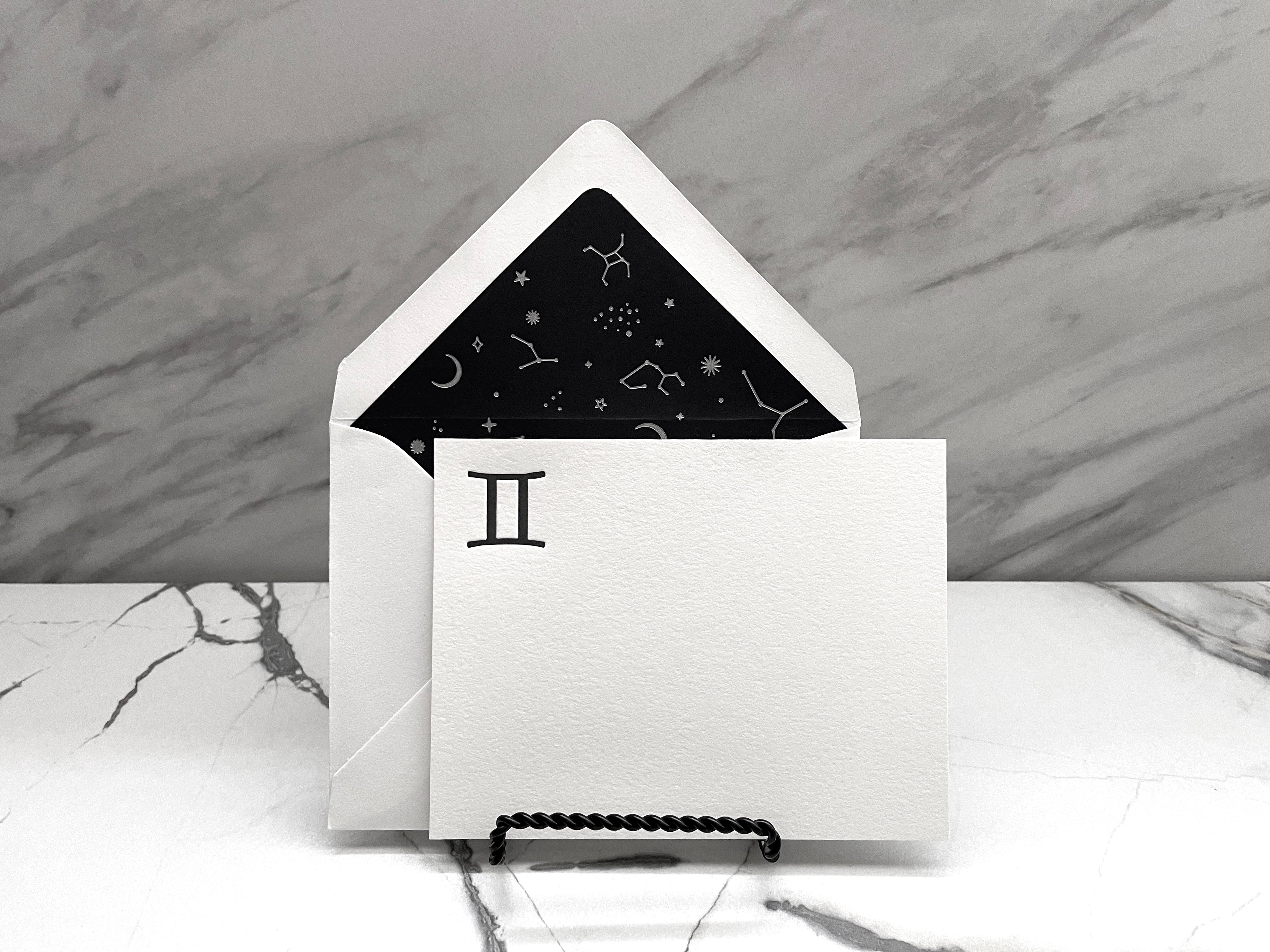 Gemini Zodiac Notecards